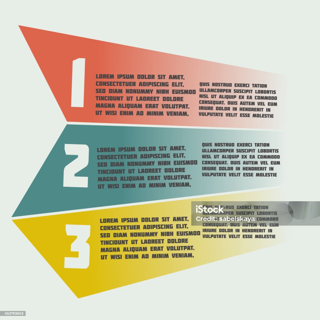 Infographie des éléments simples - clipart vectoriel de Abstrait libre de droits