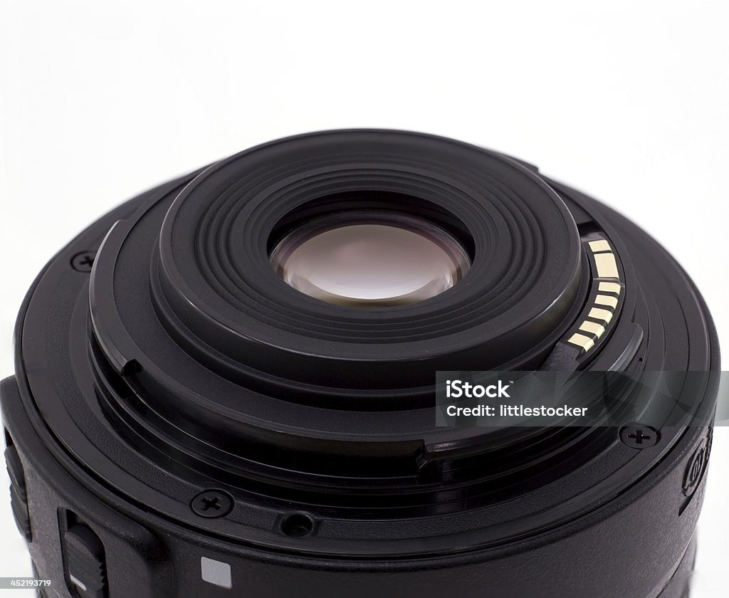 Primer plano de lente de extremo - Foto de stock de Apertura libre de derechos