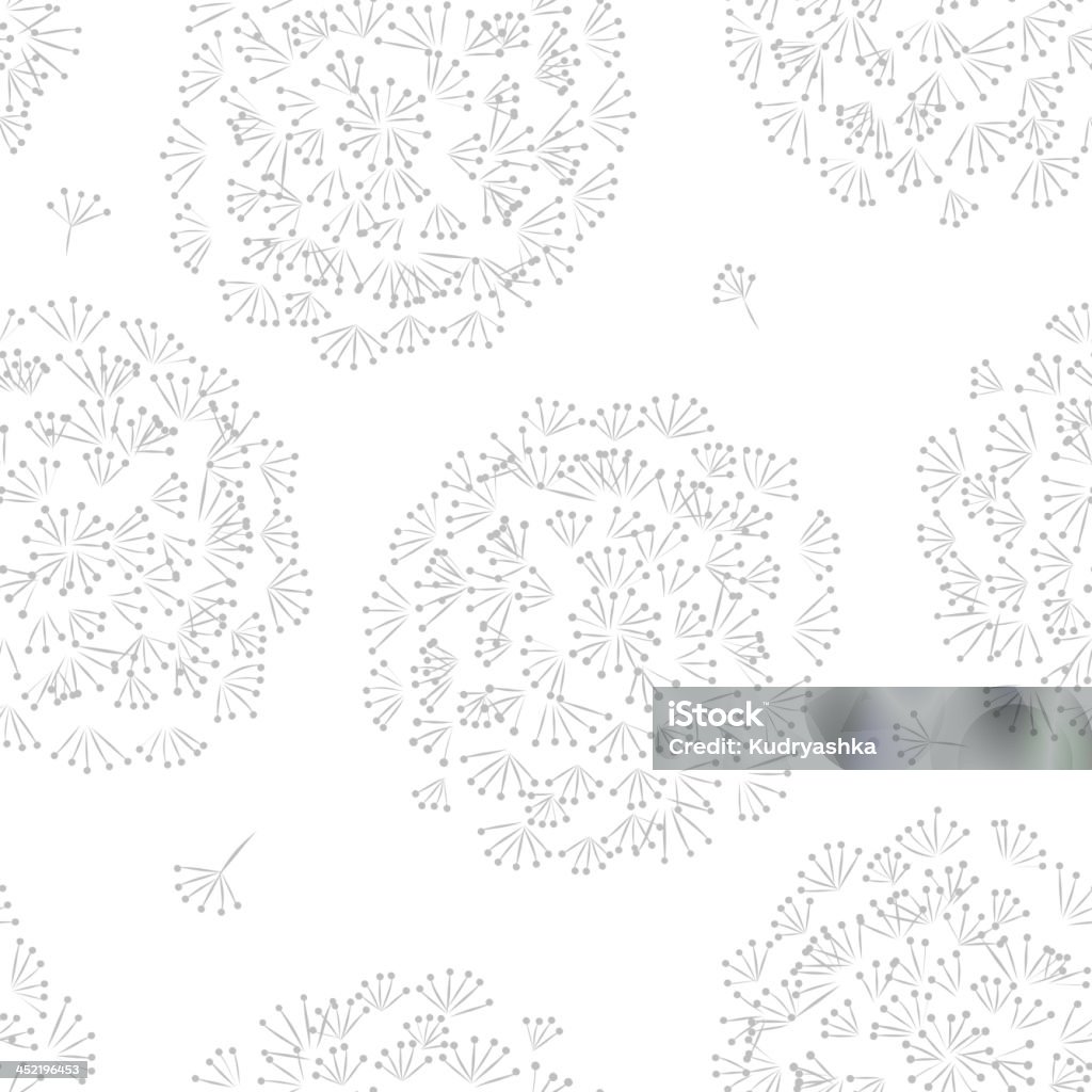 De pissenlit motif sans couture pour votre design - clipart vectoriel de Abstrait libre de droits