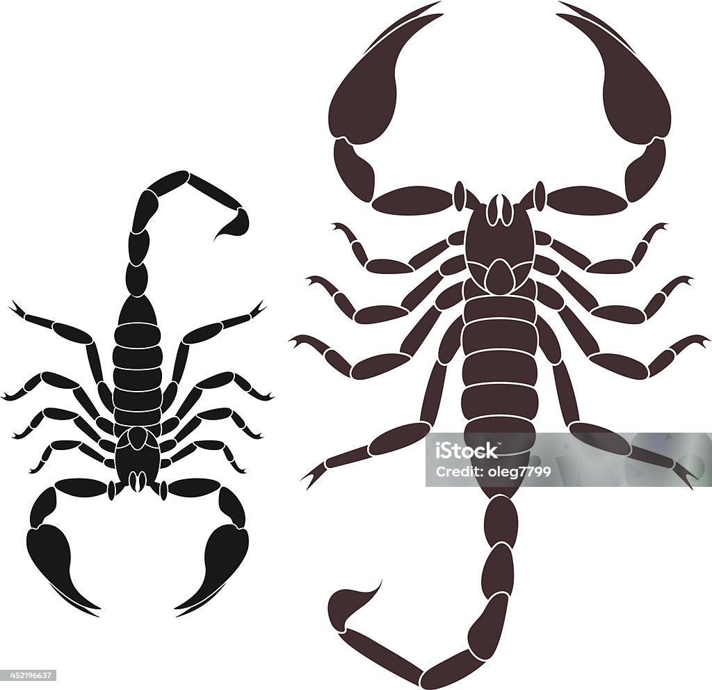 Skorpion - Lizenzfrei Aggression Vektorgrafik