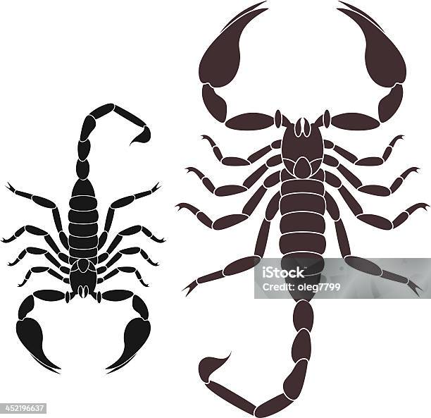 Skorpion Stock Vektor Art und mehr Bilder von Aggression - Aggression, Designelement, Freisteller – Neutraler Hintergrund