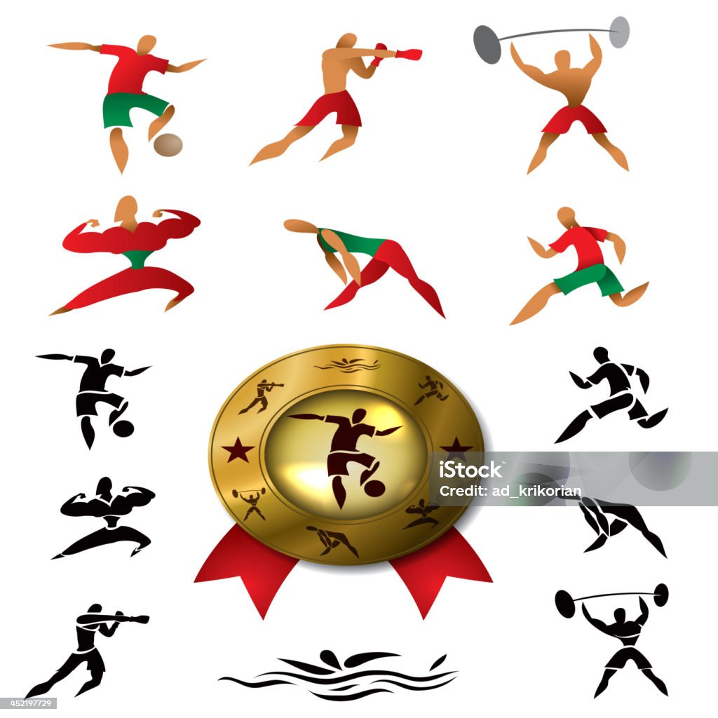 Sports Logos - clipart vectoriel de Boxe - Sport libre de droits