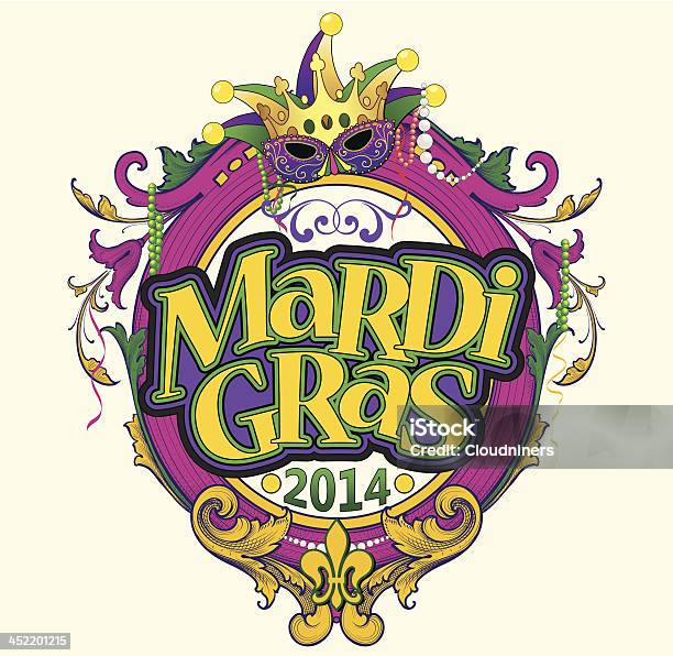 참회 화요일 텍스트 프페임 Mardi Gras에 대한 스톡 벡터 아트 및 기타 이미지 - Mardi Gras, 비즈, 사육제