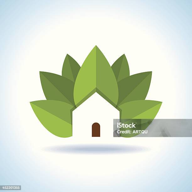 Vetores de Bio Eco Casa Verde Ícone e mais imagens de Apartamento - Apartamento, Arquitetura, Arranjar