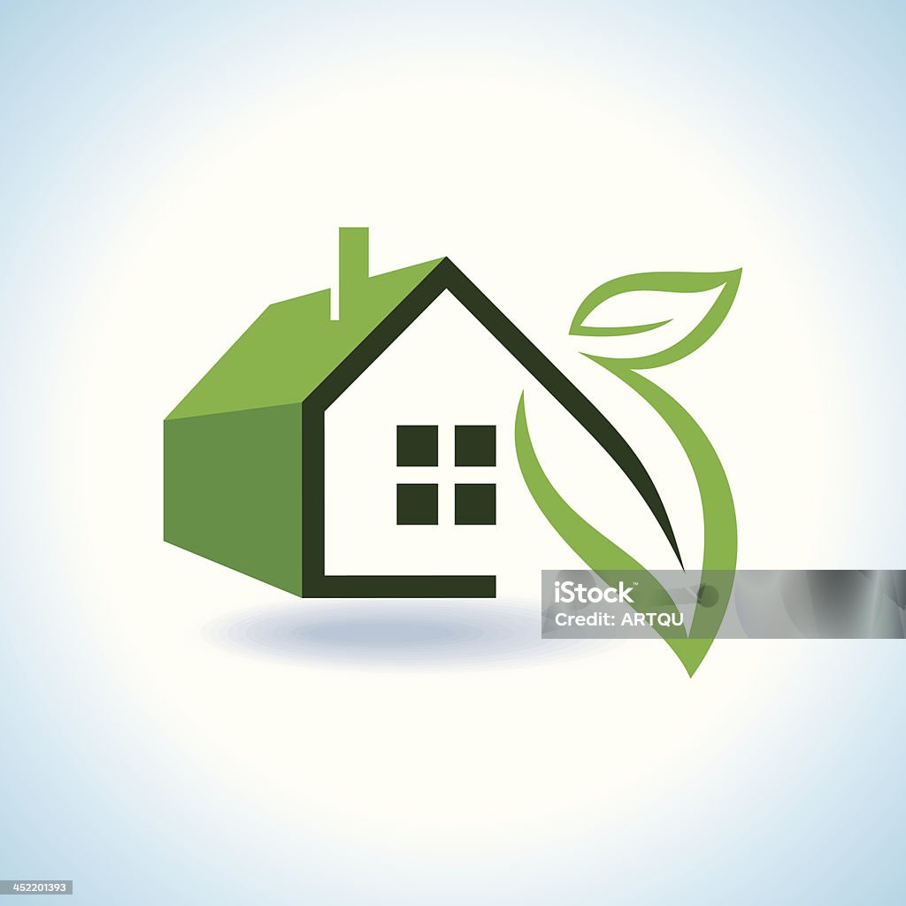 BIO VERDE CASAS - Vetor de Apartamento royalty-free