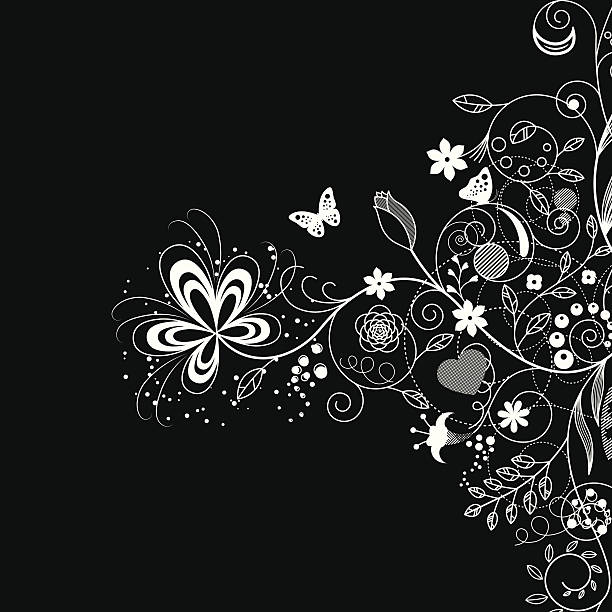 illustrations, cliparts, dessins animés et icônes de fond floral - floral pattern vector illustration and painting computer graphic