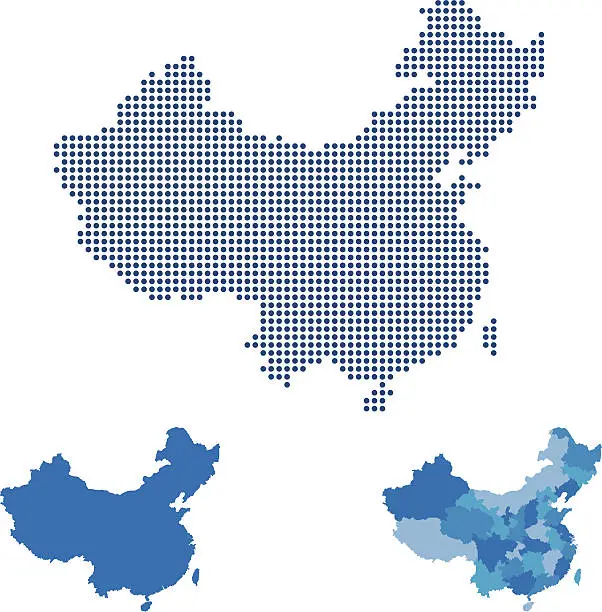 Vector illustration of China Map