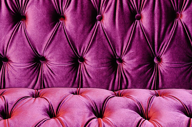 istock Detail of glamour violet sofa texture close-up 452203231