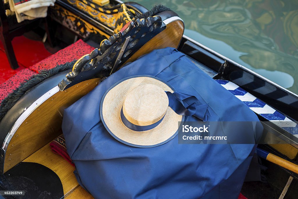 Nahaufnahme einer Gondel in Venedig - Lizenzfrei Canale Grande - Venedig Stock-Foto