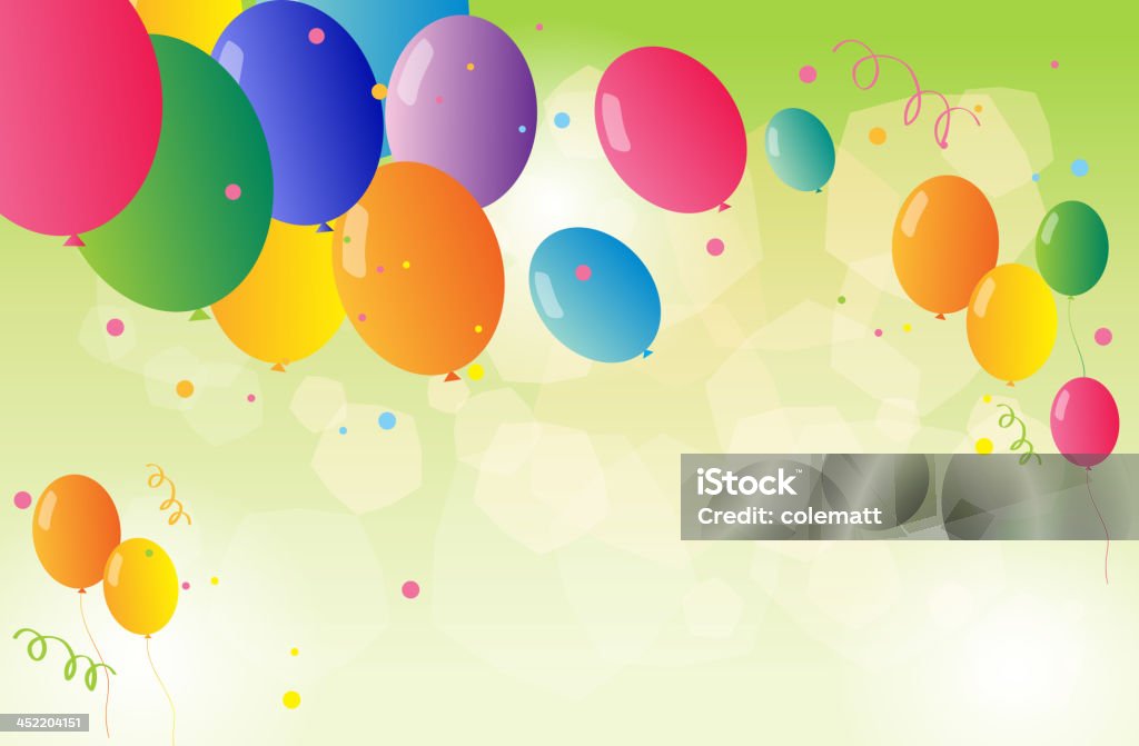 Beautiful colorful balloons the beautiful colorful balloons Blowing stock vector