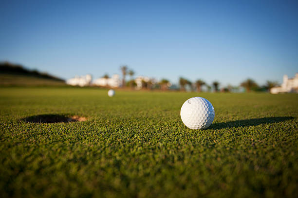 istock Shot onto the 18th green 452204841