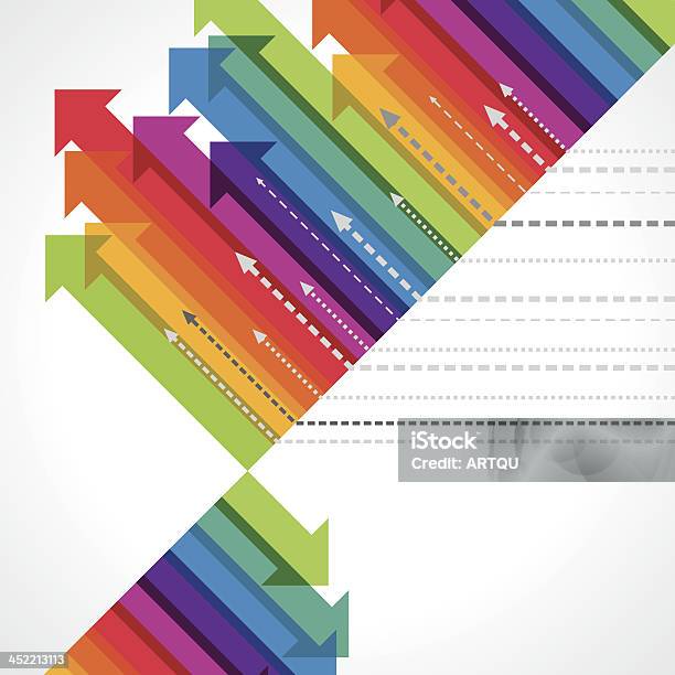 Flèches Colorées Vers Le Haut Vecteurs libres de droits et plus d'images vectorielles de Abstrait - Abstrait, Affaires, Affaires internationales