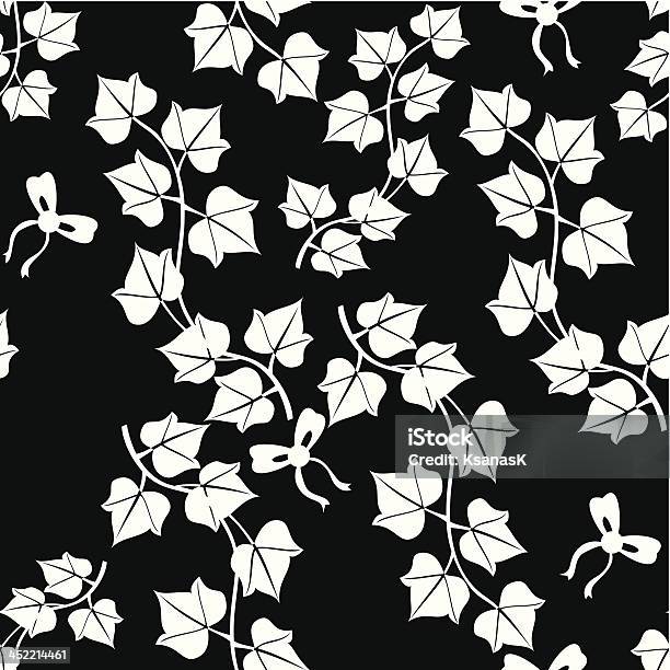Contrast Ivy Seamless Pattern Stock Illustration - Download Image Now - Abstract, Art, Art And Craft