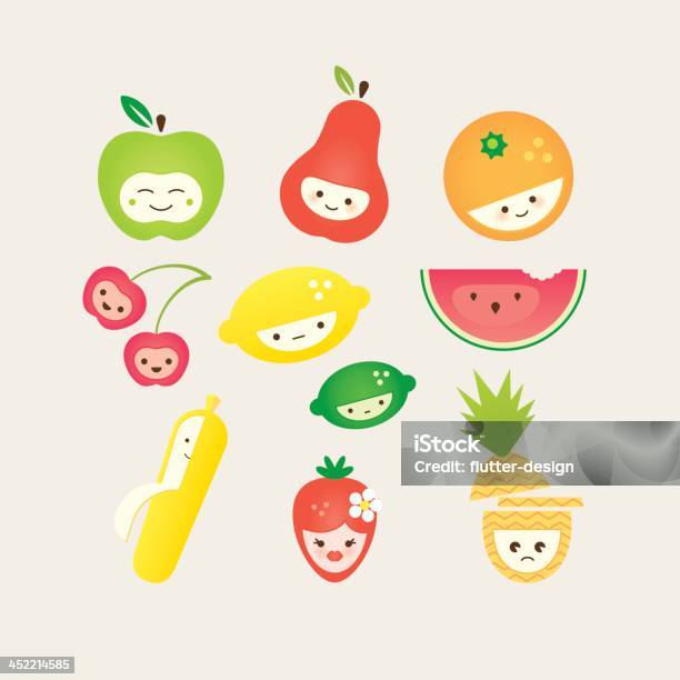 キュートなフルーツ - 果物のベクターアート素材や画像を多数ご用意 - 果物, 可愛らしい, マンガ