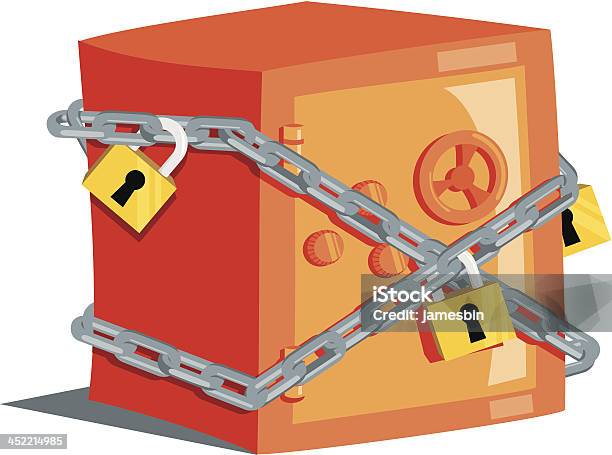 Seguro - Arte vetorial de stock e mais imagens de Caixa - Caixa, Chave, Cofre - Equipamento de Segurança