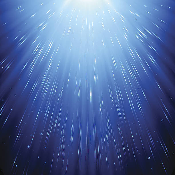 Blue Rays Background Blue rays background. Vector Illustration EPS10 transparency effect, gradient mesh. arise and shine stock illustrations