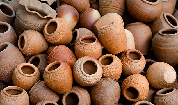 istock Group of clay pottery 452216239
