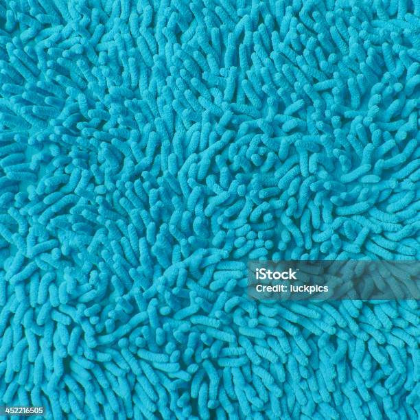 Textura De Tecido Azul Em Microfibra - Fotografias de stock e mais imagens de Alcatifa - Alcatifa, Azul, Carpete