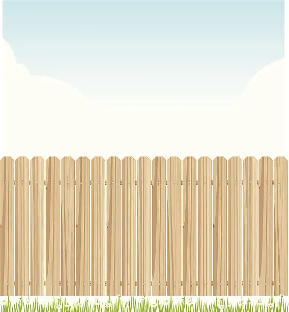 Vector illustration of fence