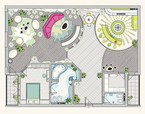 istock Interior design of one bedroom apartment 452217161