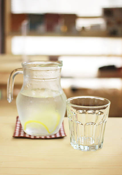 istock Jar of lemonade with empty glass for summer 452217175