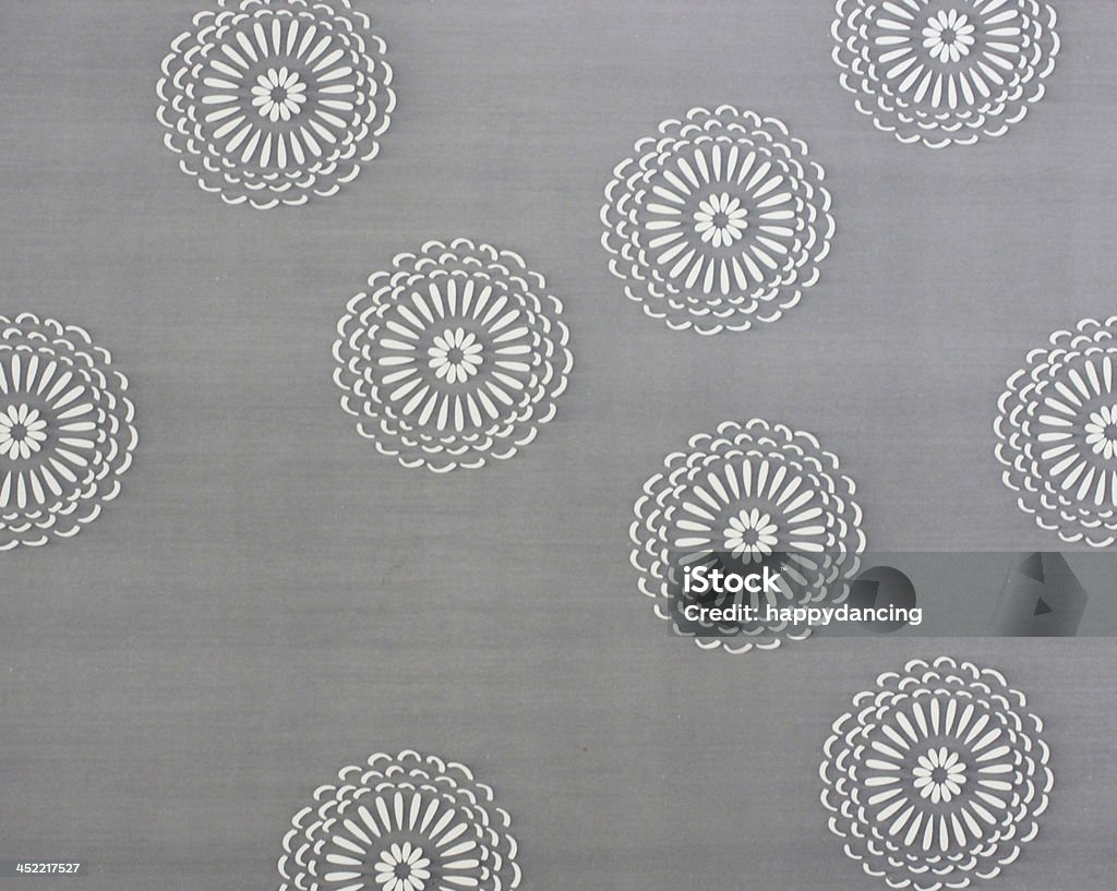 Padrão de círculo abstrato de têxteis - Royalty-free Algodão Foto de stock