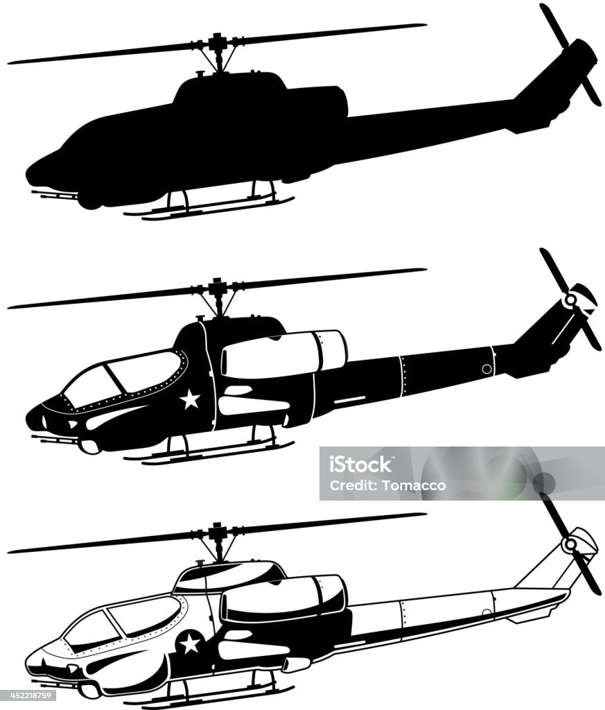 Krieg Militärhubschrauber Symbole - Lizenzfrei Advanced Tactical Fighter Vektorgrafik