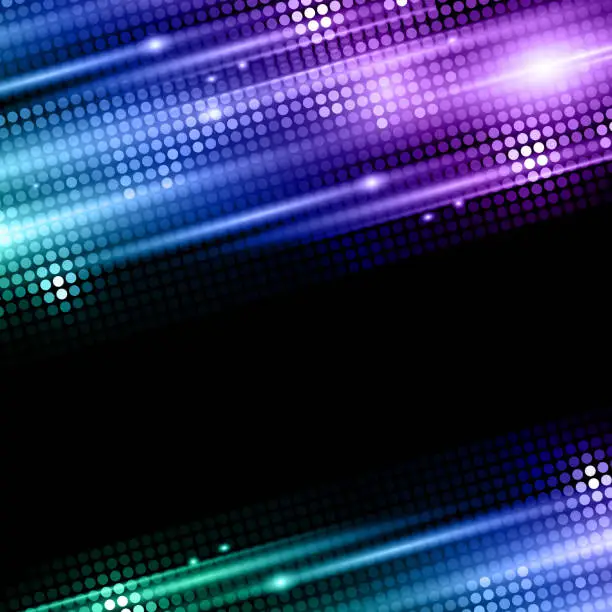Vector illustration of Disco vector background