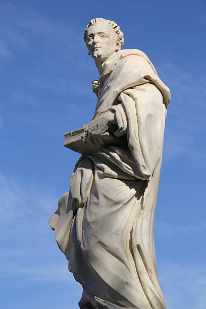 istock Sculpture on the trinity bridge in Valencia, Spain 452219807