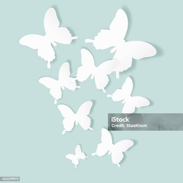 백터 배경에 있는 나비를 디스플레이 0명에 대한 스톡 벡터 아트 및 기타 이미지 - 0명, 나비, 로맨스