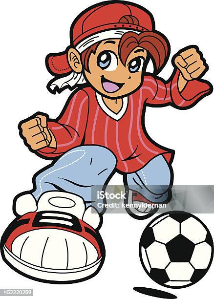 アニメマンガのサッカー選手 - 漫画のベクターアート素材や画像を多数ご用意 - 漫画, 男の子, 眼