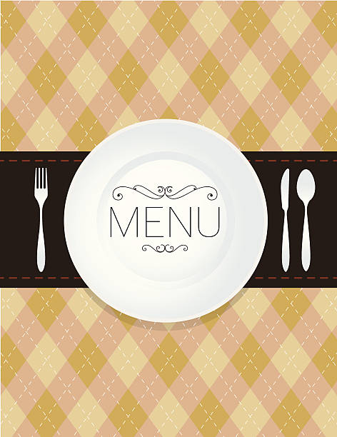 메뉴판 패턴 배경 - invitation elegance dinner backgrounds stock illustrations