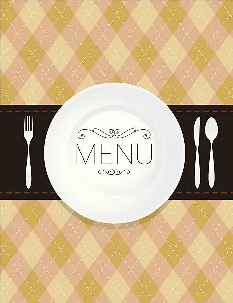 Vector illustration of Menu Pattern Background