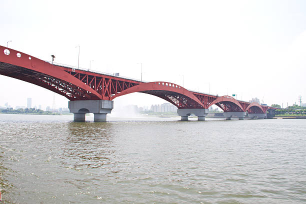istock Bridge over Han river, Seoul, South Korea 452221195