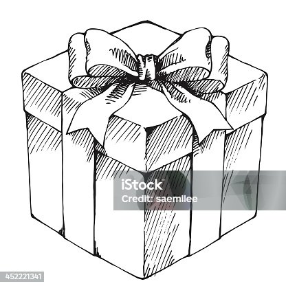 istock Hand Drawn Gift Box 452221341