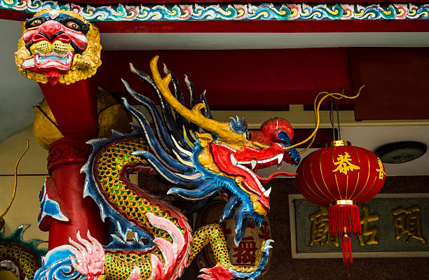 istock dragon statue on china temple 452223209