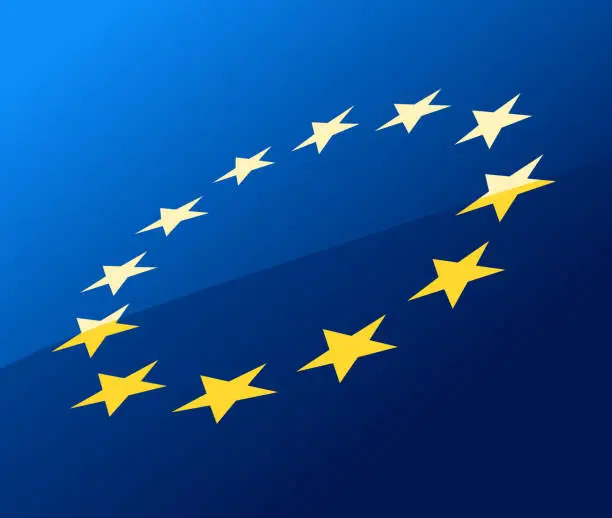 Vector illustration of european union flag