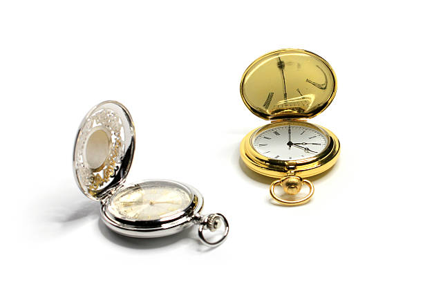 vecchio orologio - watch gold blurred motion time foto e immagini stock