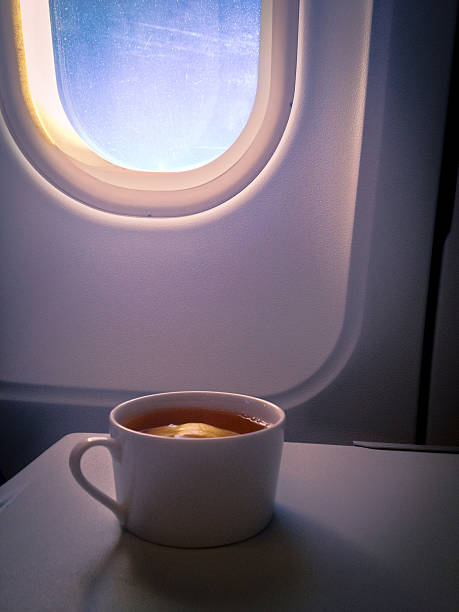 istock Lemon Tea on board of airplane 452230517