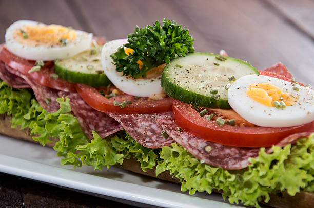 istock Fresh Salami Baguette 452232583