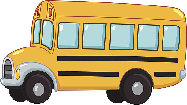 ilustrações de stock, clip art, desenhos animados e ícones de autocarro escolar - bus school bus education cartoon