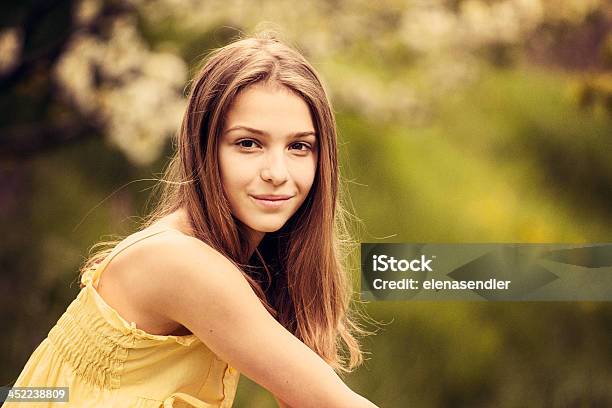 Young Girl Smilling Stock Photo - Download Image Now - 12-13 Years, Affectionate, Beautiful People