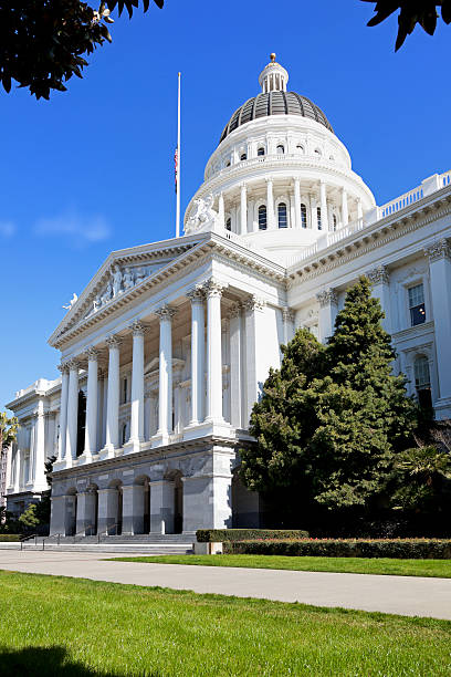 california state capitol building - california state capitol building foto e immagini stock