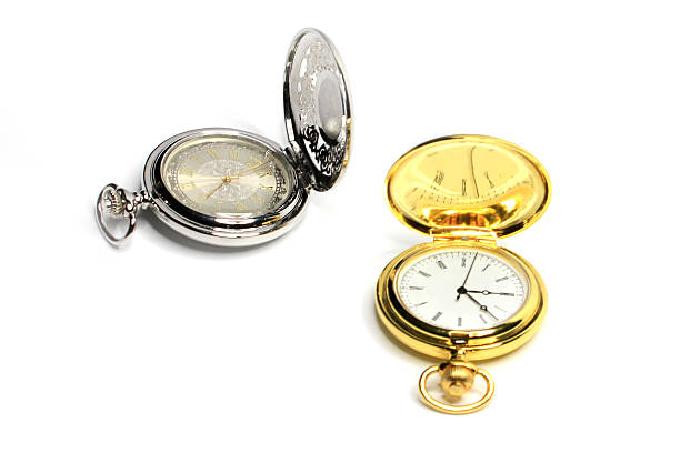 vecchio orologio - watch gold blurred motion time foto e immagini stock