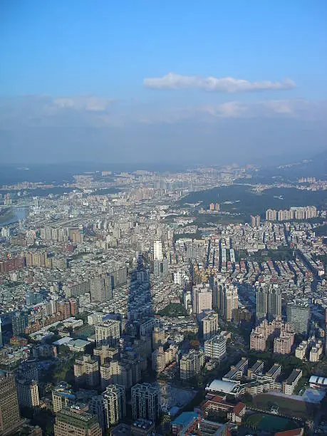 Photo of Taipei Cityscape bird's eye view