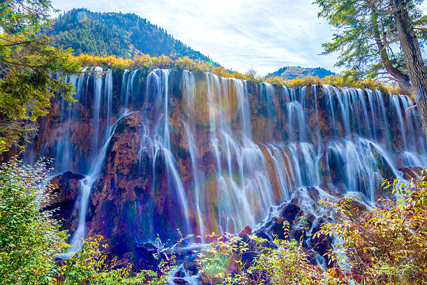 Jiuzhaigou scenic area in Sichuan Province of China