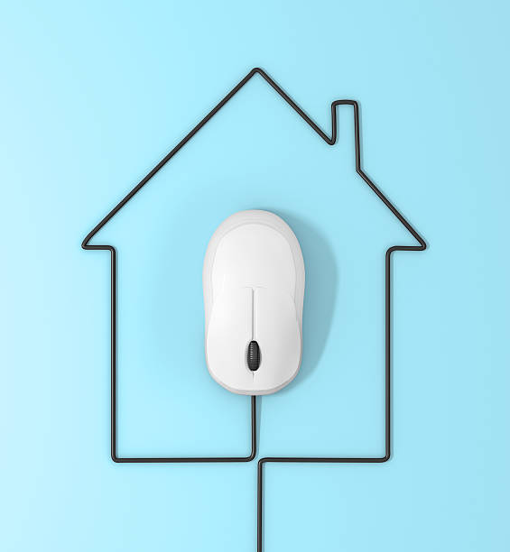 istock cables in form of house 452252357