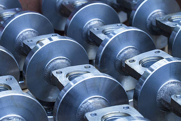 istock Industrial background from part of valves 452255445