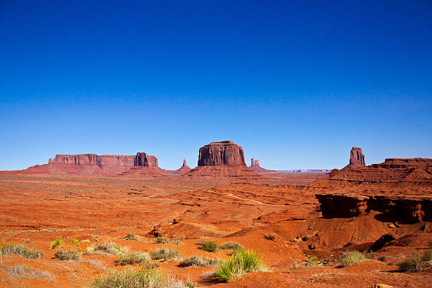 Monument Valley National Park, Arizona the center of the Monument Valley National Park, Arizona, USA hystoric stock pictures, royalty-free photos & images