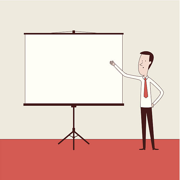 Presentation vector art illustration